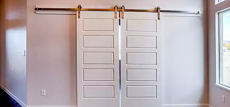 Glass Barn Door with Installation Hardware Kit Baldwin